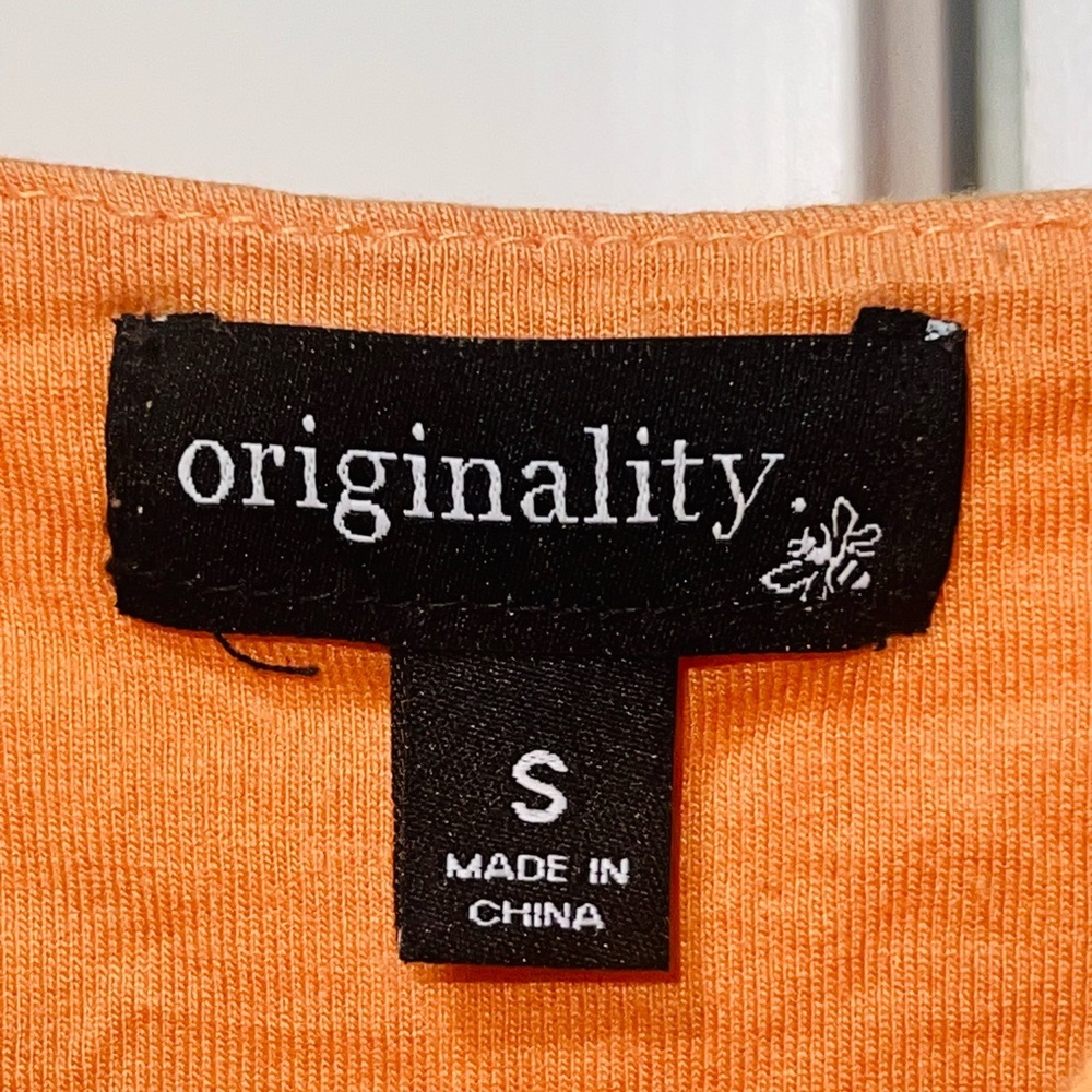 Stylish Orange Tank Top for Women - Picture 2 of 3